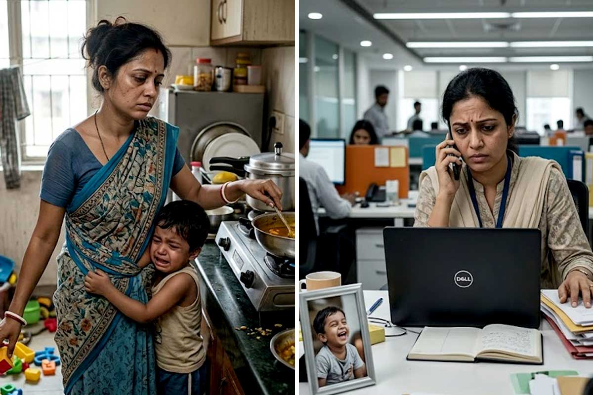 গৃহবধূ বনাম কর্মরত মা, সন্তানকে বড় করতে গিয়ে কারা বেশি অবসাদে ভোগেন?