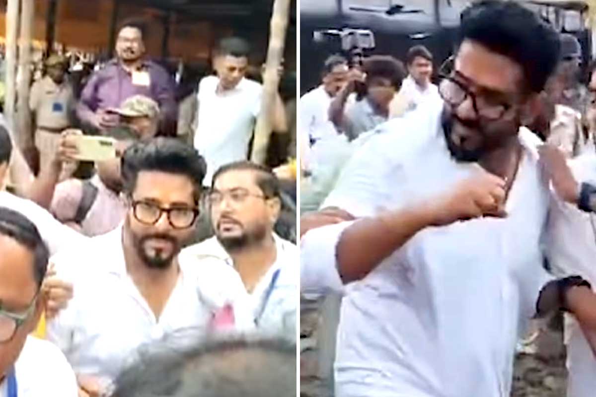 বারাকপুরে রাজ চক্রবর্তীর গায়ে কাদা! উঠল ‘চোর’ স্লোগান, হাসিমুখে ছাড়লেন গণনাকেন্দ্র