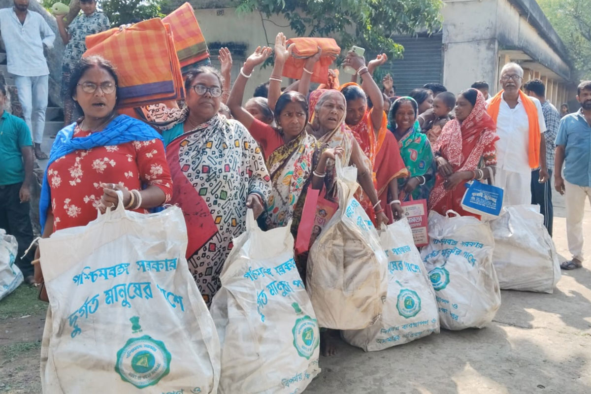 Relief rescued in Sandeshkhali, accused Sheikh Shahjahan is TMC leader close to him