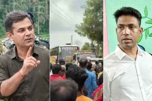 ‘সিংঘম’-এর নজর এড়িয়ে ফের উত্তপ্ত ফলতা, হাজির জাহাঙ্গির, পথ অবরোধ বিজেপির