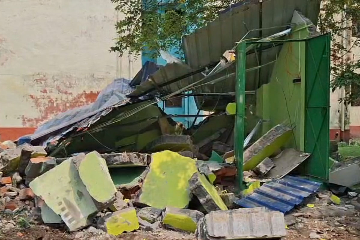 TMC office occupied ISCO land, Bulldozer destroyed