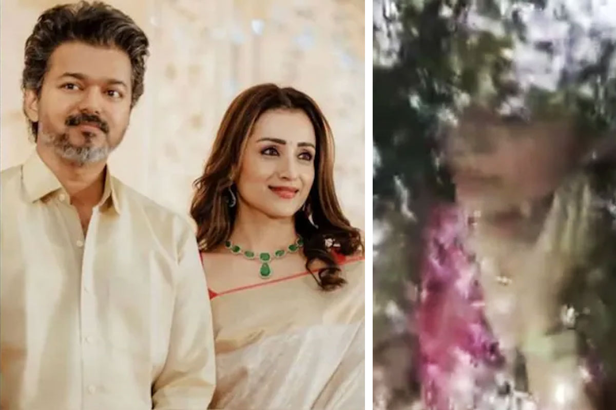 তিরুপতিতে পুজো দিয়েই বিজয়ের বাড়িতে তৃষা, ‘প্রেমিকা’র জন্মদিনেই তামিলভূমে ইতিহাস থলপতির!