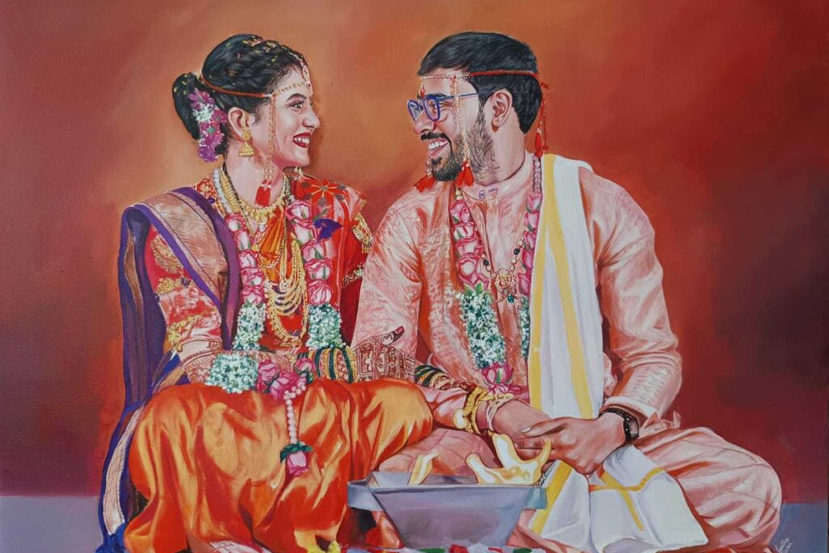why wedding painting becoming popular in bengal