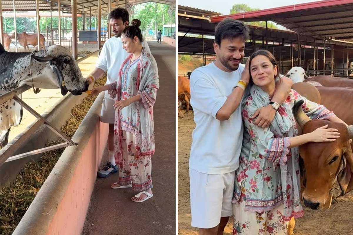 গোমাতা সেবায় সুশান্তের প্রাক্তন প্রেমিকা অঙ্কিতা, গোশালায় সঙ্গী স্বামী ভিকিও! ভাইরাল ভিডিও