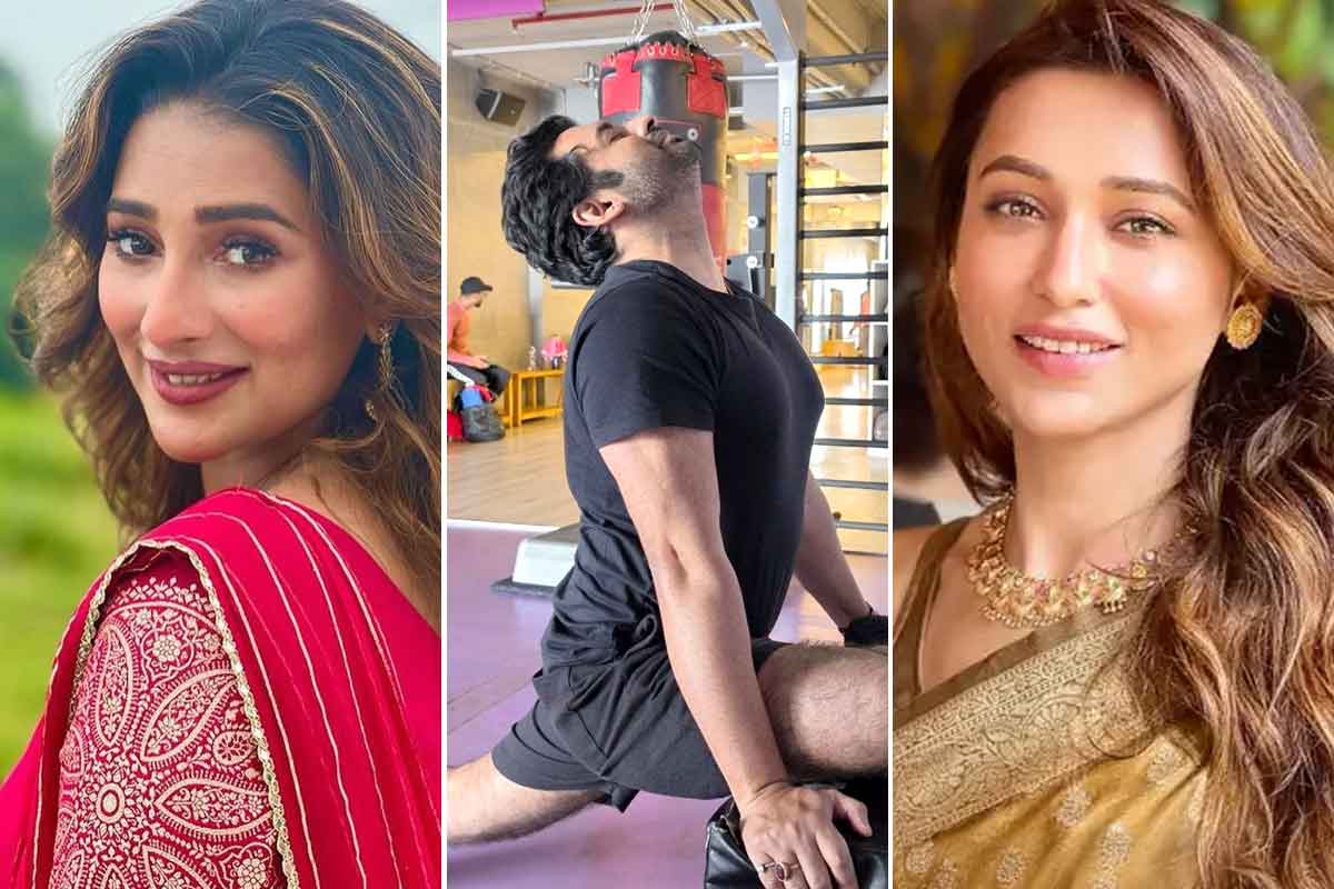 যোগদিবসের আগে যোগাভ্যাসে ব্যস্ত অঙ্কুশ, ‘ময়ূরাসন’ বলে টিপ্পনি সায়ন্তিকার, রসিকতা মিমিরও