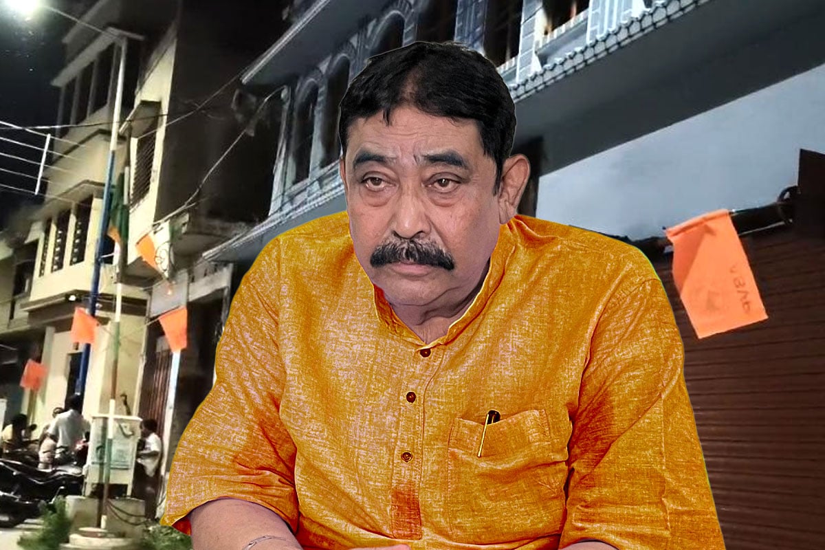 দল নিয়ে ক্ষোভপ্রকাশের পরেই বাড়ির সামনে গেরুয়া পতাকা! তাহলে কি অনুব্রতও…?