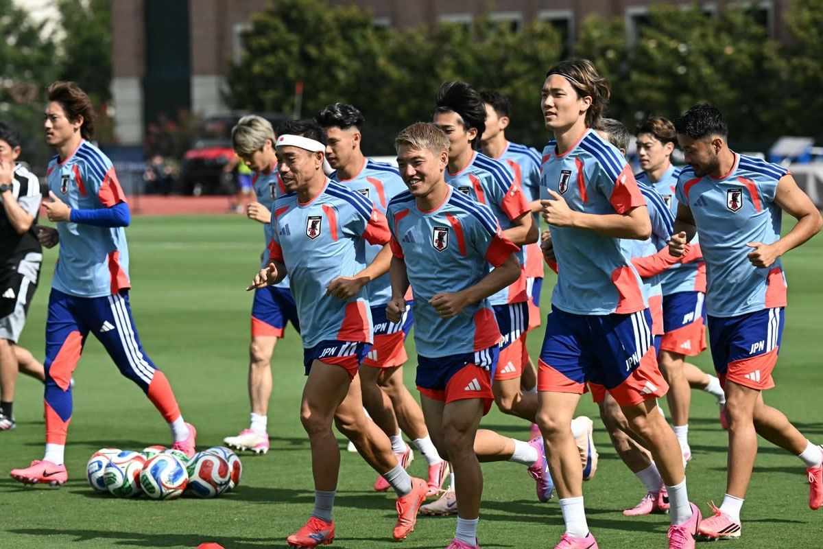 FIFA World Cup 2026: Brazil vs Japan Match preview - Japan football team during practice