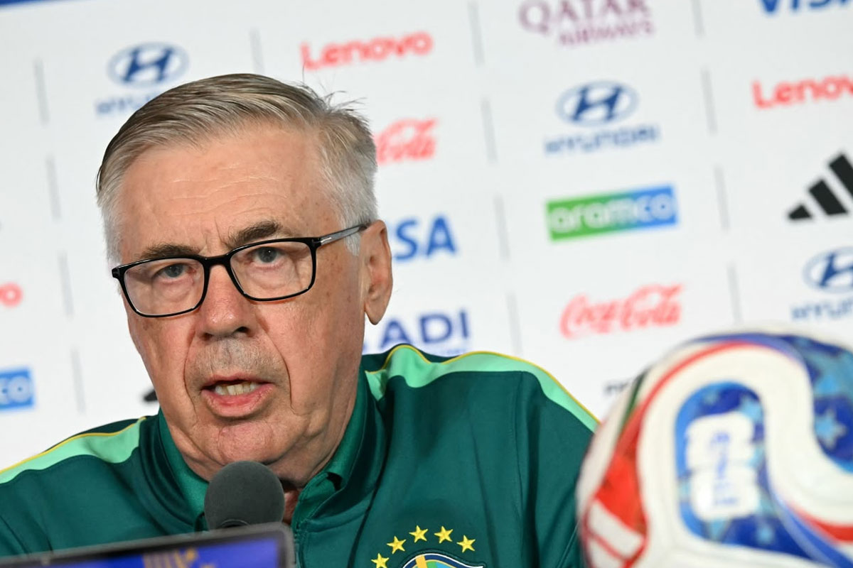 FIFA World Cup 2026: Brazil Football Team vs Japan Preview - Brazil coach Carlo Ancelotti at the press conference ahead of Japan clash
