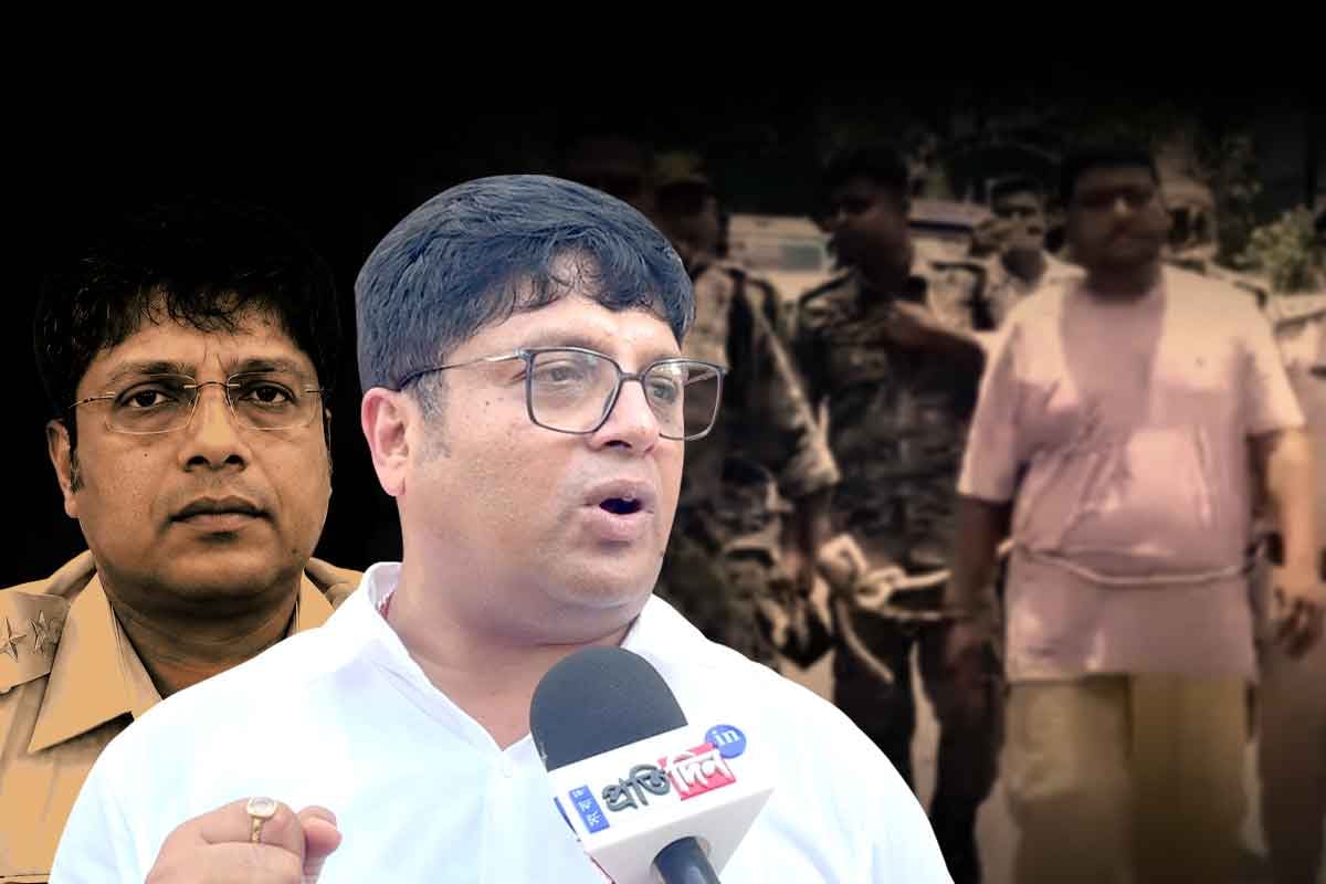 চটিচাটা পুলিশ আর না, ‘কোমরে দড়ি’তে বিস্ফোরক প্রা. আইপিএস দেবাশিস