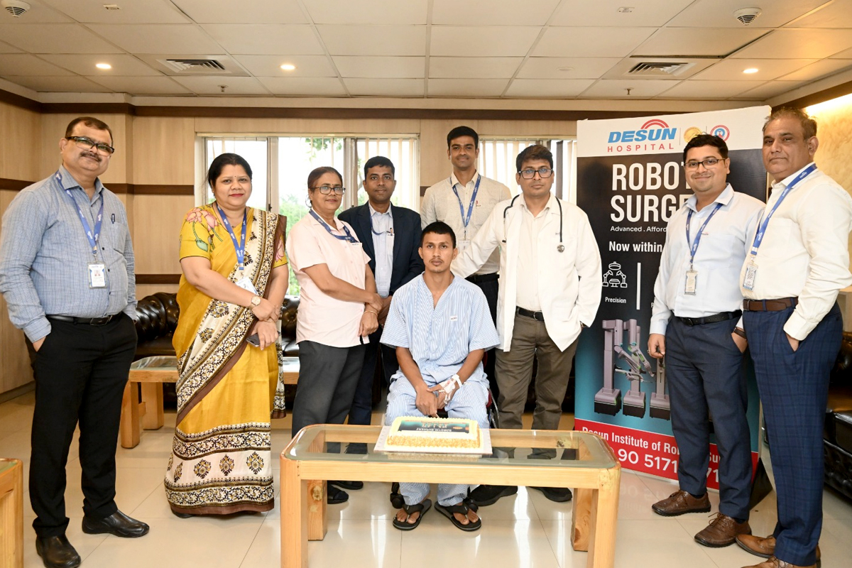 bangladeshi patient first robotic surgery desun hospital kolkata