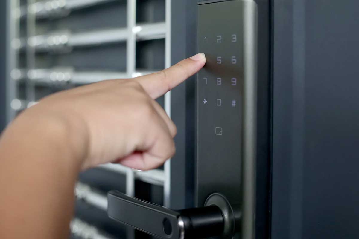 Smart lock safety tips during a house fire emergency