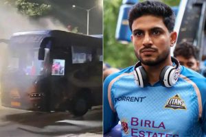 ফাইনালে স্বপ্নভঙ্গের পরেই বড় বিপর্যয়, আগুনের গ্রাসে গুজরাট টাইটান্সের টিম বাস