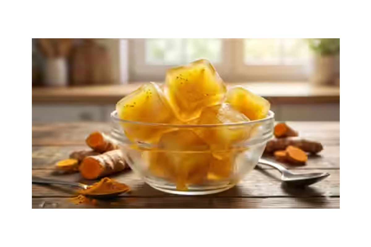 Discover how turmeric ice cubes can help restore glowing, refreshed skin