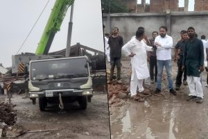 তারাতলার দুর্ঘটনাস্থলে পৌঁছেই বিপর্যয় নিয়ে তৃণমূলকে তোপ মন্ত্রীর, কন্ট্রোল রুম খুলল নবান্ন