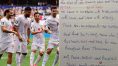 যুদ্ধের আঁধার পেরিয়ে শান্তির বার্তা, ড্রেসিংরুমে হাতে লেখা চিরকুট রেখে গেলেন ইরান ফুটবলাররা 