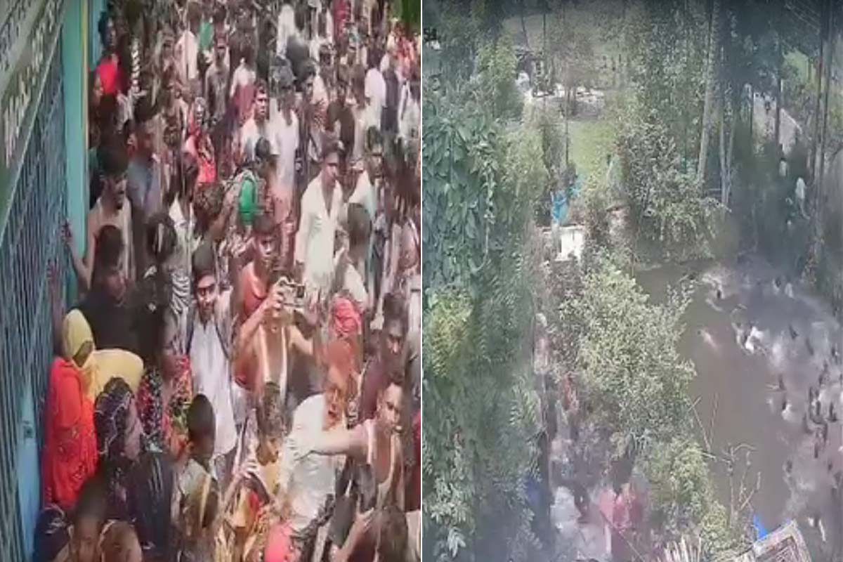 জাহাঙ্গিরকে ছাড়াতে স্ত্রীর নেতৃত্বে হামলা! কেন্দ্রীয় বাহিনী লাঠি খেয়ে ঝাঁপ পুকুরে