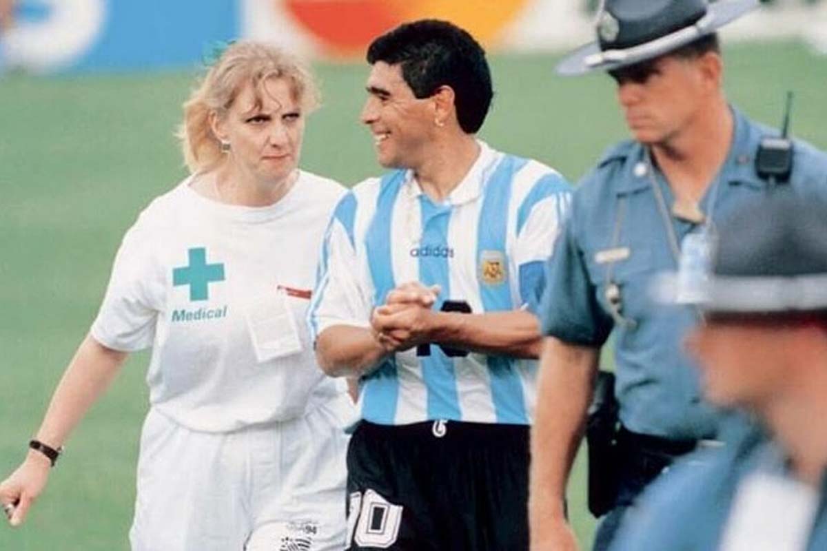 Diego Maradona's last game for Argentina was in the 1994 FIFA World Cup