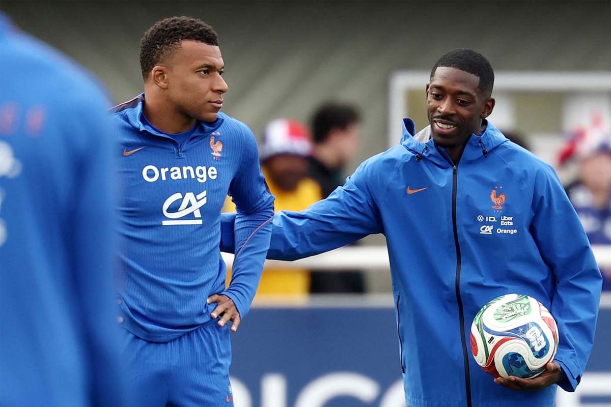 FIFA World Cup 2026: Kylian Mbappe with Ousmane Dembele
