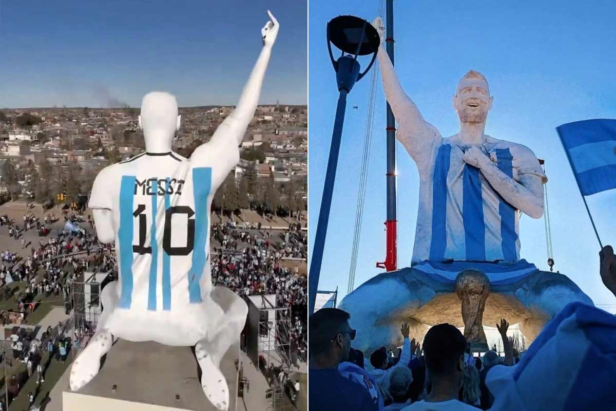 FIFA World Cup 2026: Lionel Messi's statue at Patagonia