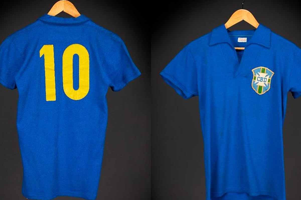 This is Pele’s jersey that is going to be auctioned