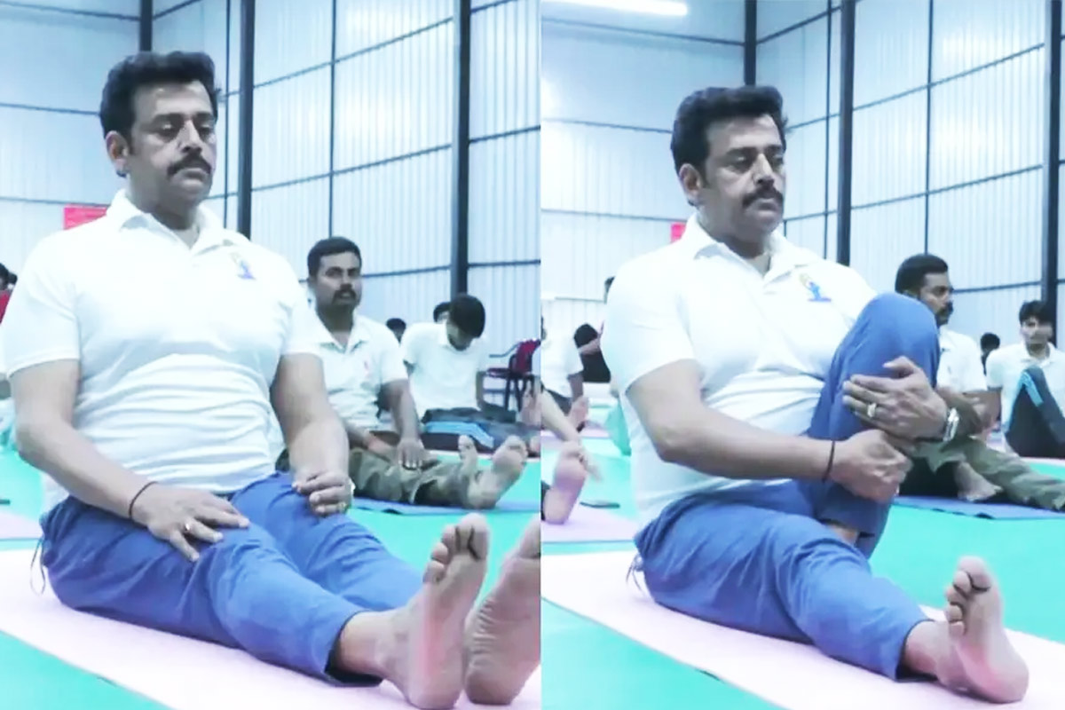 Ravi Kishan’s viral yoga video sparks laughter online