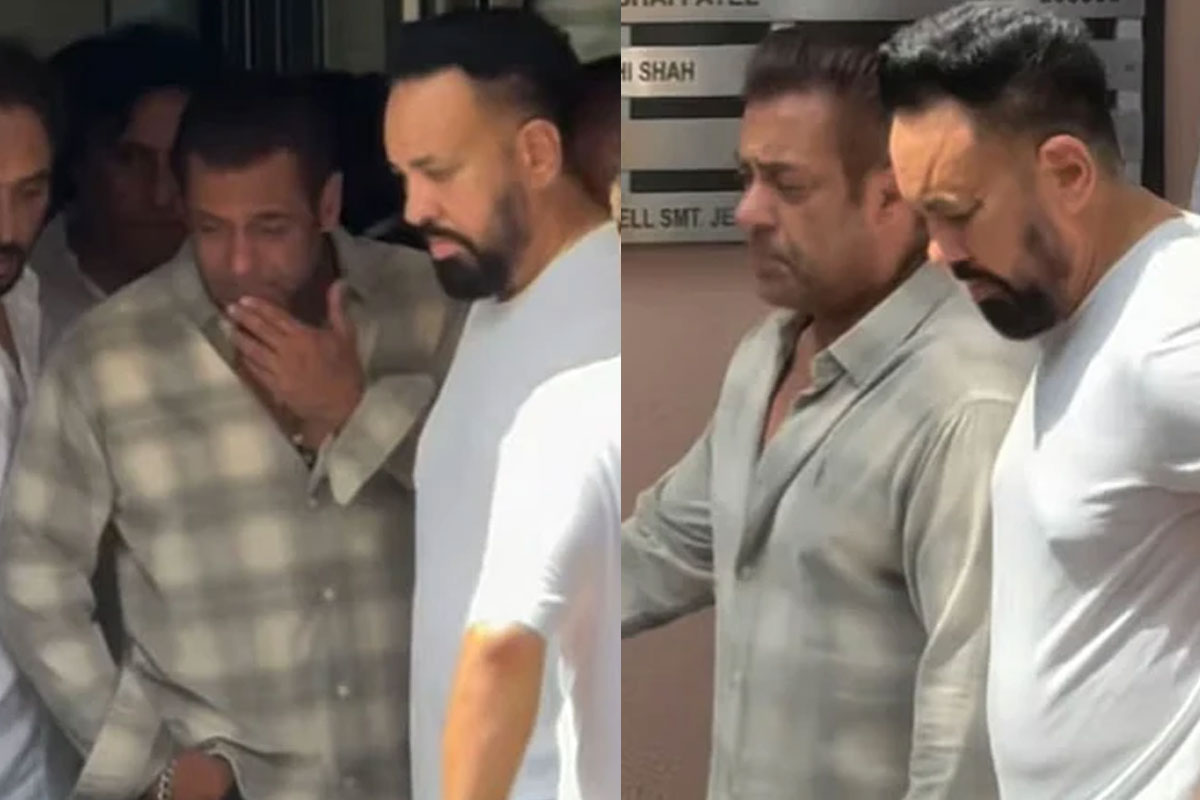 Salman Khan breaks down in tears after the death of close family friend Kumud Rane.