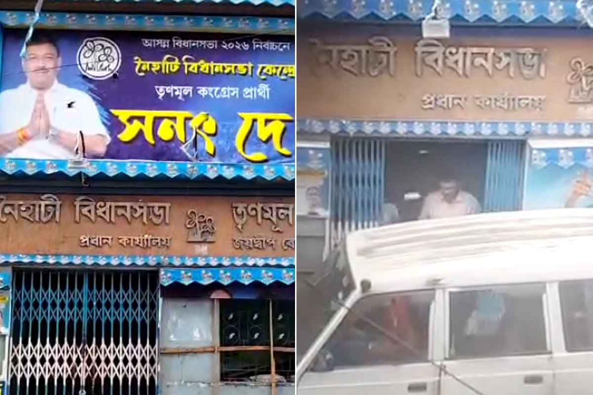 পার্টি অফিস খুলতেই জনরোষ, এবার ডিম খেলেন নৈহাটির সনৎ!