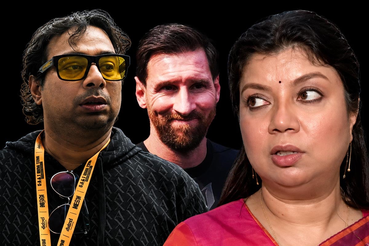 মাঠে ঢুকে মেসির সঙ্গে সেলফি! এবার জুঁই বিশ্বাসের বিরুদ্ধে ১০ কোটির মানহানি মামলা শতদ্রুর