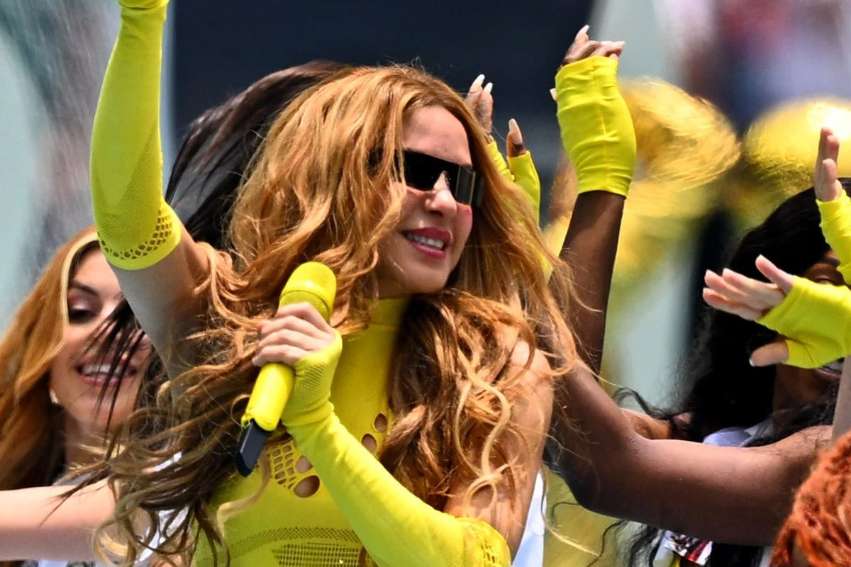 Shakira at the opening ceremony of FIFA World Cup 2026