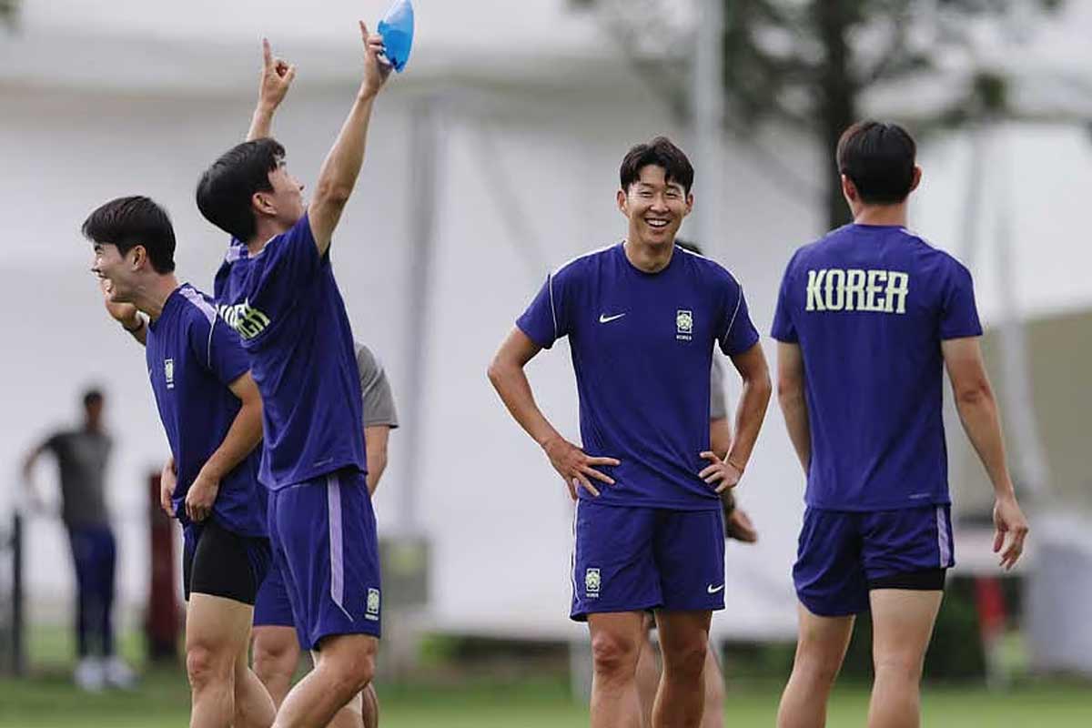 FIFA World Cup 2026: South Korea team in practice