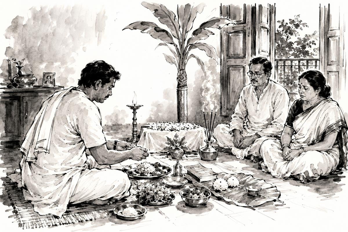 বাম আমলে ‘খুন’, প্রতিজ্ঞা পূরণ করে ৩৪ বছর পর বিজেপিকর্মী বাবার শ্রাদ্ধানুষ্ঠান করলেন ছেলেরা