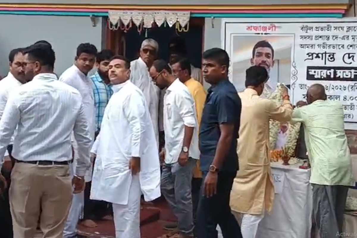 খুনিদের ফাঁসি নিশ্চিত! বাগনানে তৃণমূলের হাতে খুন বিজেপি কর্মীর বাড়িতে মুখ্যমন্ত্রী শুভেন্দু