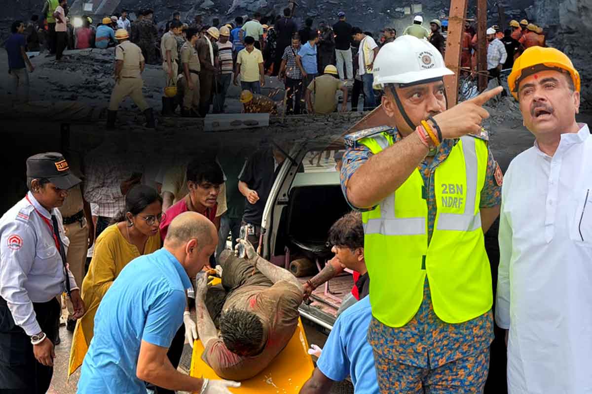 Taratala Factory Collapsed | Suvendu Adhikari | At least three people have died after the roof of a warehouse collapsed in Kolkata’s Taratala area