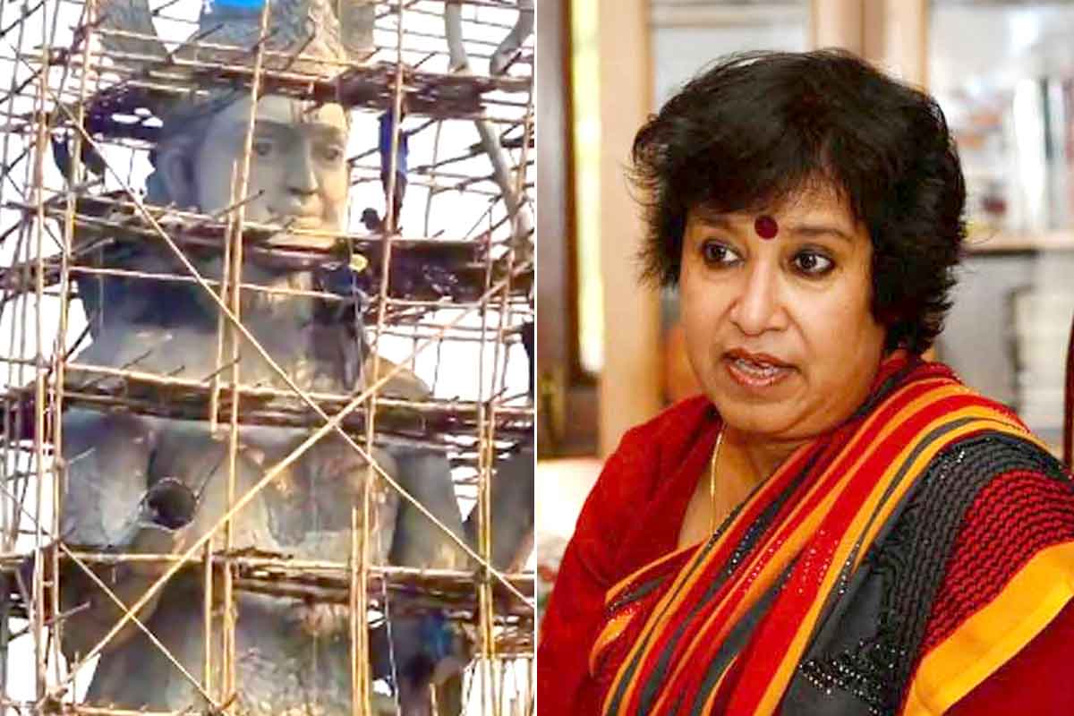 মৌলবাদীদের হুমকির জের, বাংলাদেশে বন্ধ বিশ্বের বৃহত্তম রামমূর্তি নির্মাণ, সরব তসলিমা