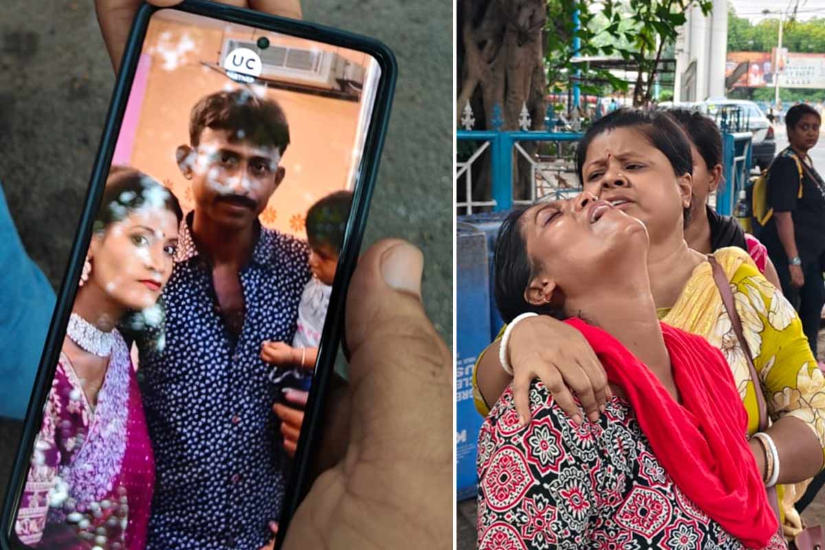 থ্যাঁতলানো মুখ, বাঁ হাতের কাটা আঙুল দেখেই তারাতলায় শ্রমিকের দেহ শনাক্ত, হাউহাউ কান্না স্ত্রীর