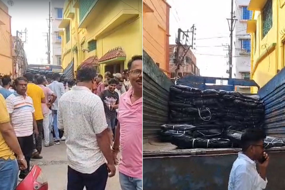 নিজের অফিসেই ডিম খেলেন প্রাক্তন মন্ত্রী উজ্জ্বল বিশ্বাস! উদ্ধার ত্রাণসামগ্রীও