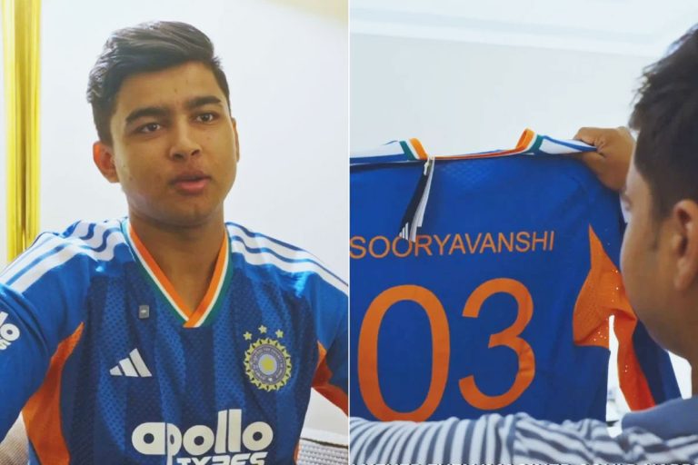 প্রথমবার ভারতের জার্সিতে নিজের নাম, আনন্দে বাকরুদ্ধ বৈভব! ভিডিও ভাইরাল