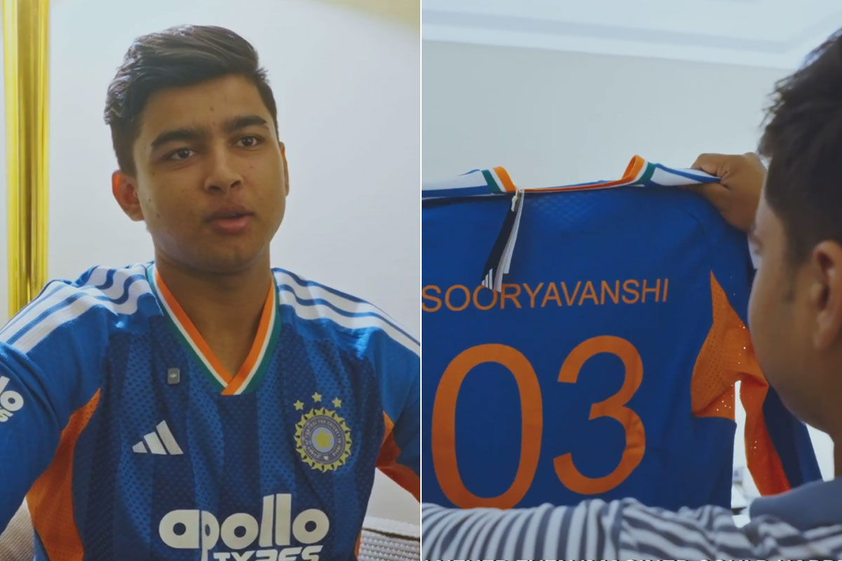 প্রথমবার ভারতের জার্সিতে নিজের নাম, আনন্দে বাকরুদ্ধ বৈভব! ভিডিও ভাইরাল
