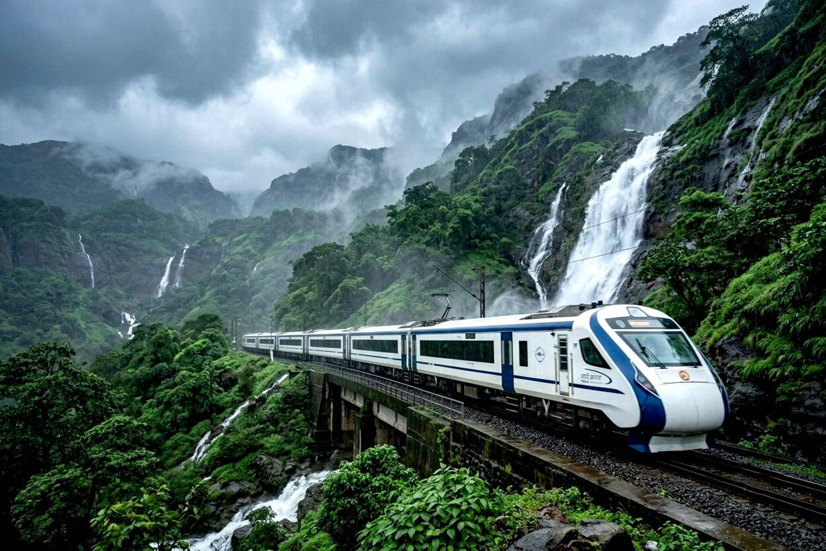 ট্রেনের জানলায় বর্ষার জলছবি, বন্দে ভারতের আরামদায়ক সফরে ঘুরে দেখুন ভারতের এই ৭ রুট