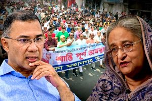 প্রতিষ্ঠাদিবসের আগে আওয়ামির ঝটিকা মিছিল, তারেকের বাংলাদেশে হাসিনার দলের পুনর্জাগরণ!
