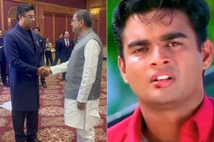নিট কেলেঙ্কারির পরও ধর্মেন্দ্র প্রধানের সঙ্গে করমর্দন মাধবনের, তুমুল কটাক্ষ ‘পদ্মশ্রী’ অভিনেতাকে