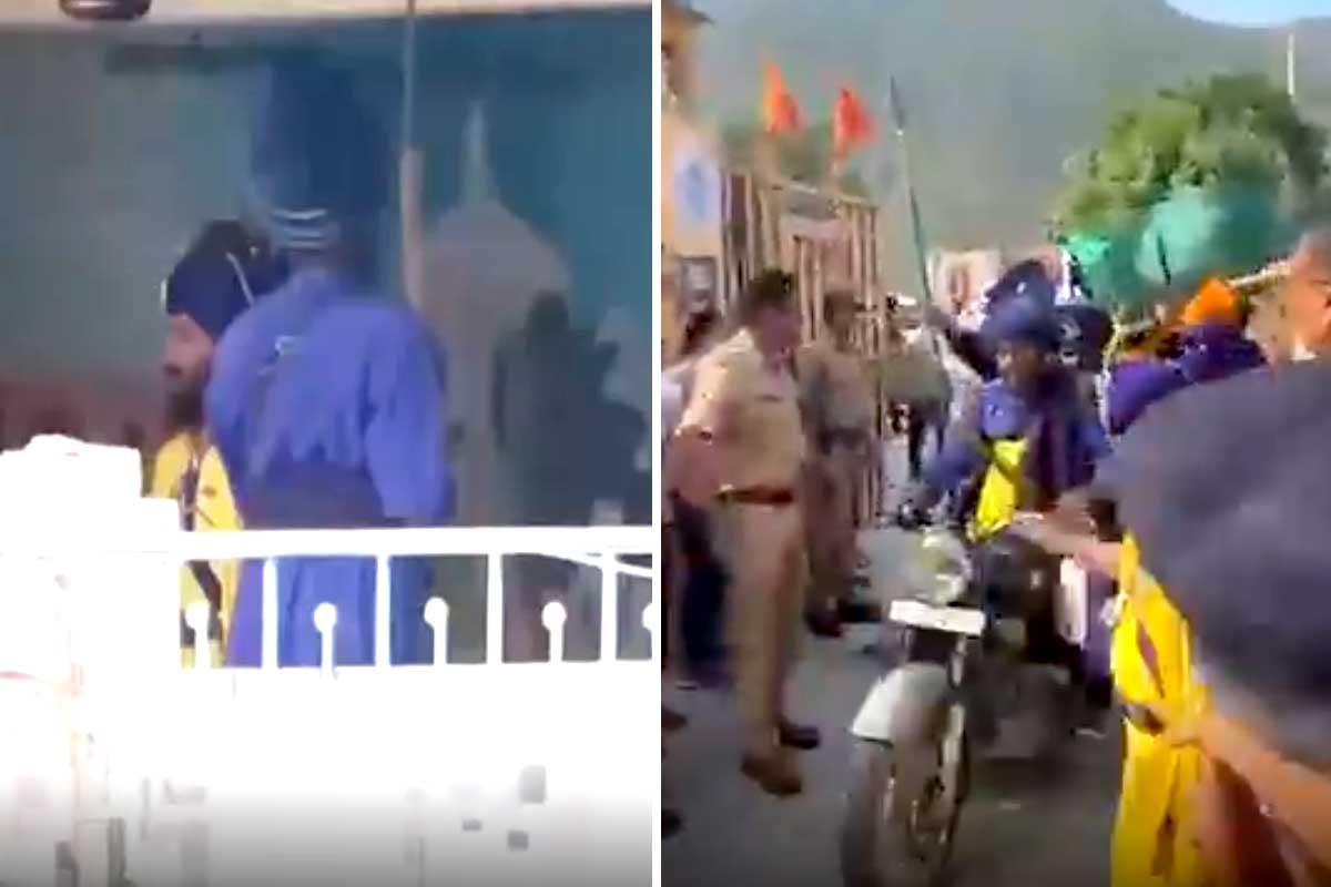 গুরুদ্বার দখল, পণবন্দি পুণ্যার্থী! পুলিশের সামনে ‘বিজয় মিছিল’ নিহাঙ্গ শিখদের, তুঙ্গে বিতর্ক