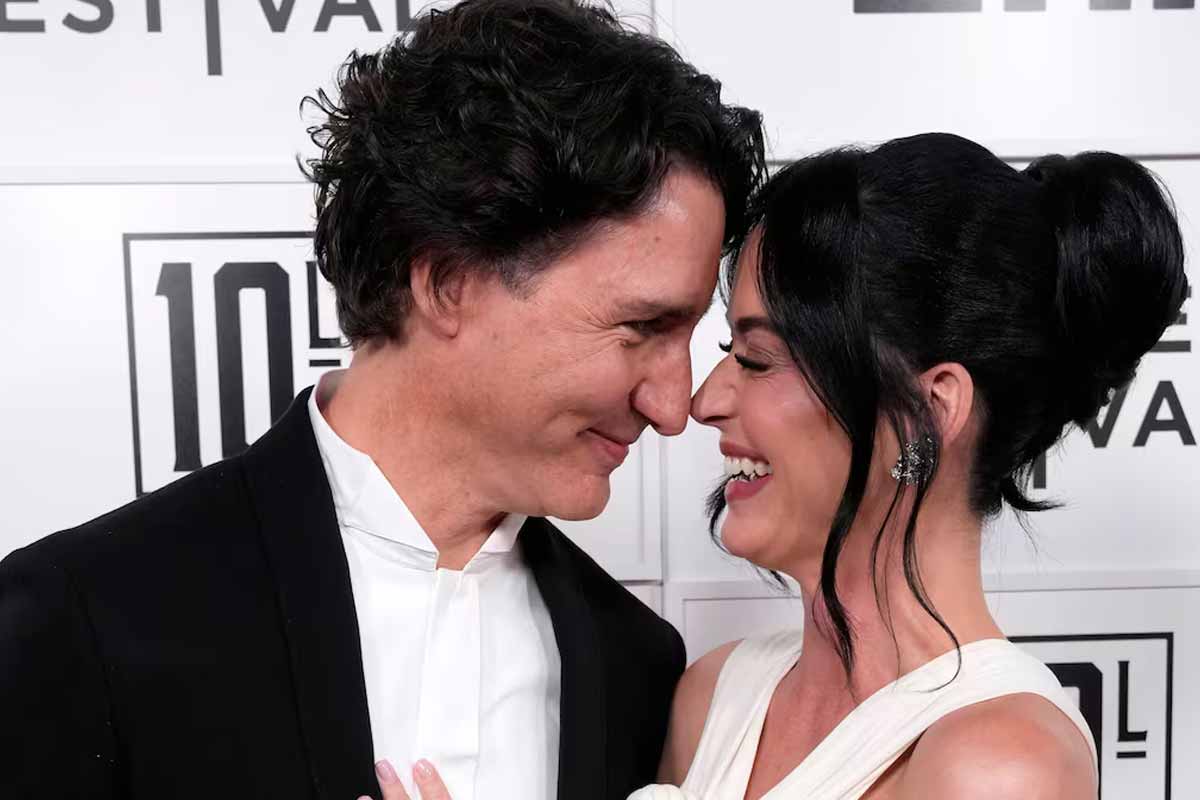 Katy Perry and Justin Trudeau were seen holding hands while enjoying a Group D match at the FIFA World Cup 2026