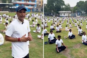 ‘প্রতিদিন যোগাভ্যাস করা উচিত’, অ্যাকাডেমিতে যোগ দিবস পালন করে মোদিস্তুতি লক্ষ্মীরতনের