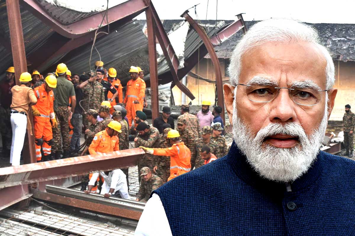 তারাতলা বিপর্যয়ে শোকপ্রকাশ প্রধানমন্ত্রী নরেন্দ্র মোদির, আর্থিক সাহায্য ঘোষণা
