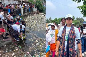 গ্রিন সিটি হবে বর্ধমান, বিগত সরকারের আবর্জনা সাফ করতে কোদাল-ঝাঁটা হাতে পথে মন্ত্রী