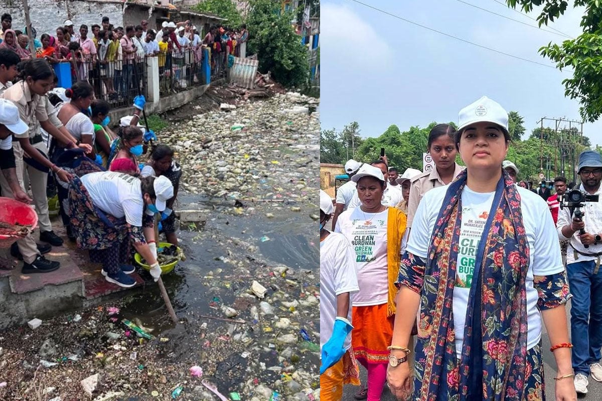 গ্রিন সিটি হবে বর্ধমান, বিগত সরকারের আবর্জনা সাফ করতে কোদাল-ঝাঁটা হাতে পথে মন্ত্রী