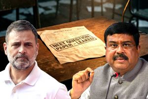 ‘পড়ুয়াদের মধ্যে আতঙ্ক ছড়াচ্ছেন’, নিট প্রশ্নফাঁস কাণ্ডে উলটে রাহুল গান্ধীকে তোপ কেন্দ্রীয় শিক্ষামন্ত্রীর