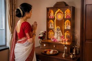 দাঁড়িয়ে পুজো করছেন? বাস্তুর ভুলে রুষ্ট হতে পারেন ইষ্টদেবতা, জানুন শাস্ত্রের নিয়ম