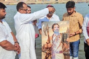 রাহুল গান্ধীকে পরশুরাম সাজিয়ে পুজো কংগ্রেসের, ‘হিন্দু ভাবাবেগে আঘাত’, ক্ষুব্ধ বিজেপি